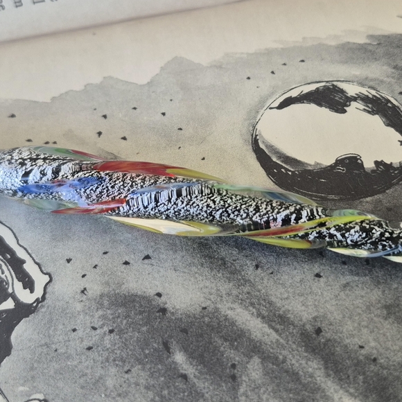 Vintange Murano Twisted  Galss Dip Nib Pen - Picture 2 of 10